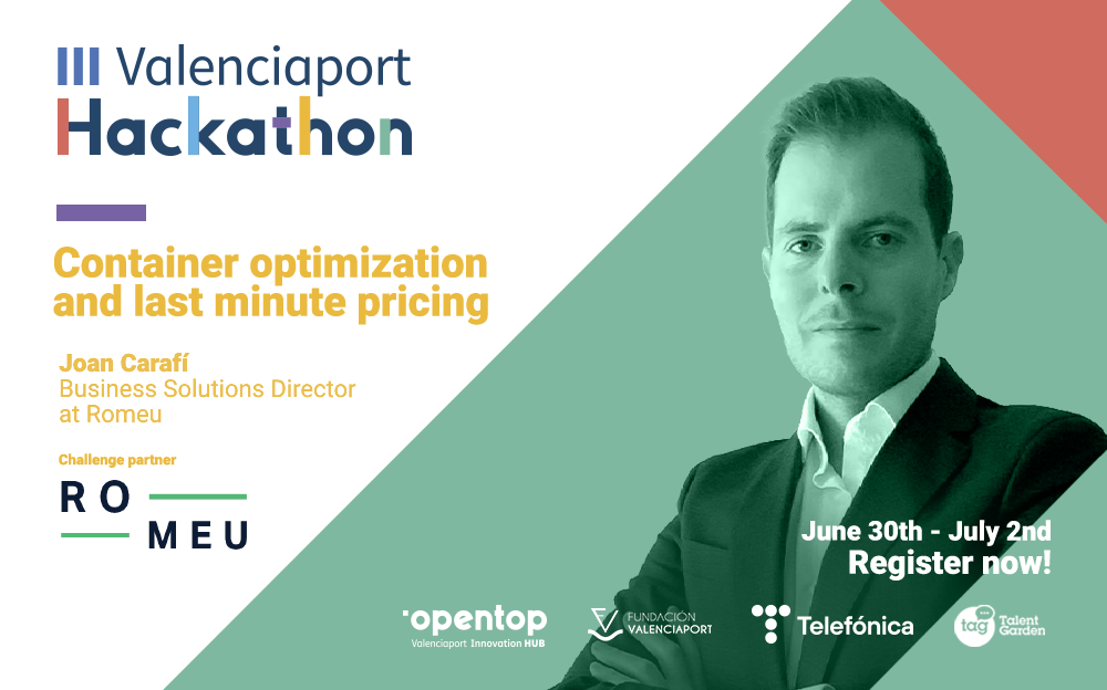 «Our challenge will significantly help consolidators to optimize their ocean container transport costs», Joan Carafí, Business Solutions Director of ROMEU