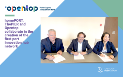 homePORT, ThePIER and Opentop collaborate in the creation of the first port innovation hub network