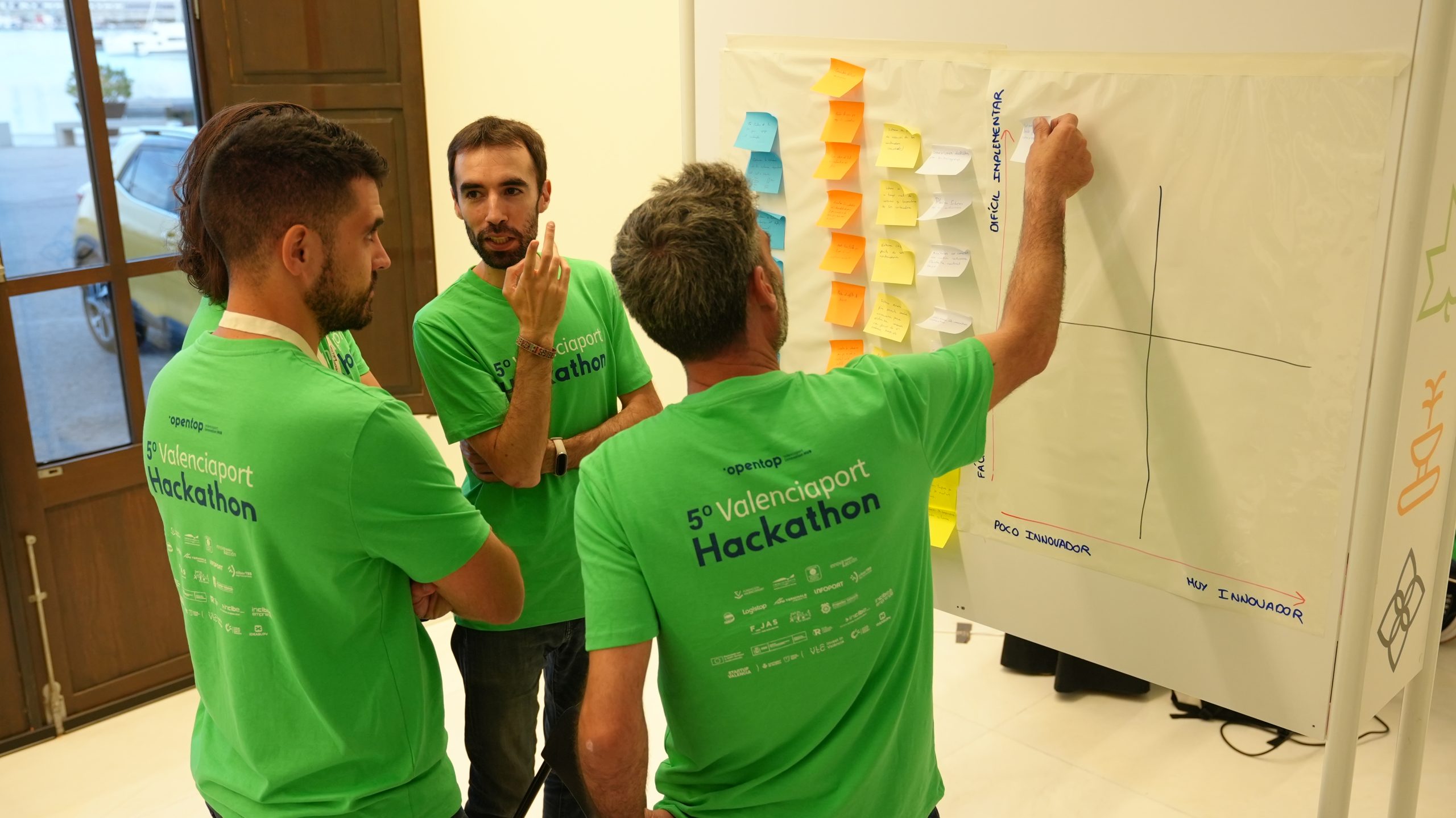 Teams working in 5 hackathon 1